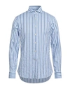Alessandro Gherardi Man Shirt Light Blue Size 15 ¾ Cotton In Blue
