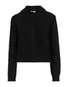 Kaos Woman Cardigan Black Size S Acrylic, Polyester, Wool