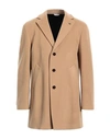 Manuel Ritz Man Coat Camel Size 36 Wool, Polyamide, Cashmere In Beige
