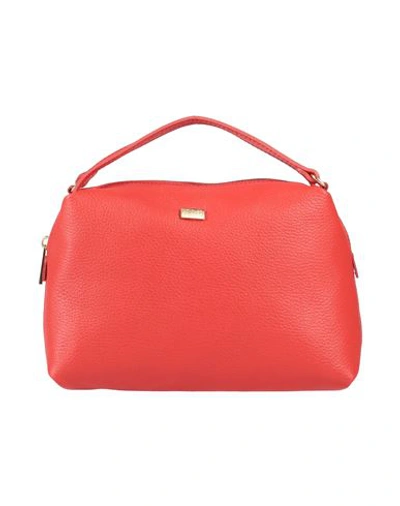 Tsd12 Woman Handbag Orange Size - Soft Leather