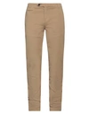 Camouflage Ar And J. Man Pants Camel Size 30 Cotton, Cashmere, Elastane In Beige