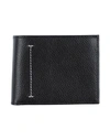 GIANNI CHIARINI GIANNI CHIARINI MAN WALLET BLACK SIZE - SOFT LEATHER