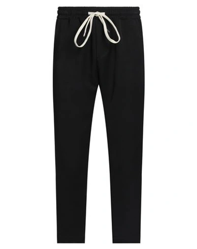 Why Not Brand Man Pants Black Size Xxl Polyester, Viscose, Elastane In Black