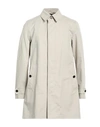 Sealup Man Overcoat & Trench Coat Cream Size 48 Cotton, Polyamide, Polyurethane In White