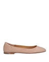 Pomme D'or Woman Ballet Flats Pastel Pink Size 9 Soft Leather