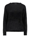 Kaos Woman Sweater Black Size M Polyamide, Acrylic, Modal