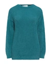 Kaos Woman Sweater Deep Jade Size S Polyamide, Acrylic, Modal In Green