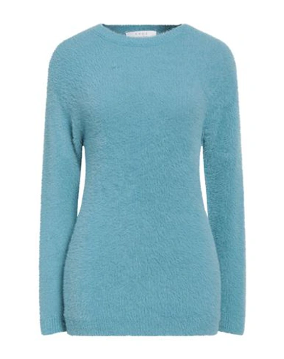 Kaos Woman Sweater Light Blue Size M Polyamide, Acrylic, Modal