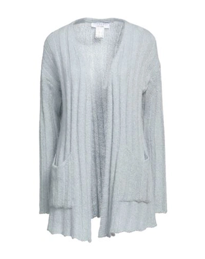 Kaos Woman Cardigan Sky Blue Size S Mohair Wool, Acrylic, Polyamide In Blue