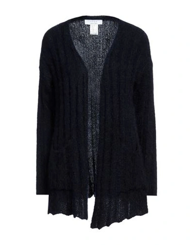 Kaos Woman Cardigan Midnight Blue Size S Mohair Wool, Acrylic, Polyamide