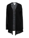 Kaos Woman Cardigan Black Size S Mohair Wool, Acrylic, Polyamide