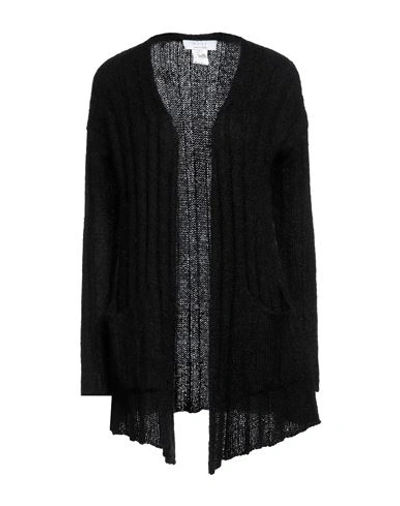 Kaos Woman Cardigan Black Size S Mohair Wool, Acrylic, Polyamide In Black
