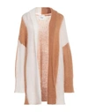 Nude Woman Cardigan Camel Size 6 Mohair Wool, Wool, Polyamide, Elastane In Beige