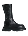 BURBERRY BURBERRY WOMAN BOOT BLACK SIZE 7.5 SOFT LEATHER