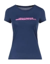 Armani Exchange Woman T-shirt Blue Size Xs Cotton