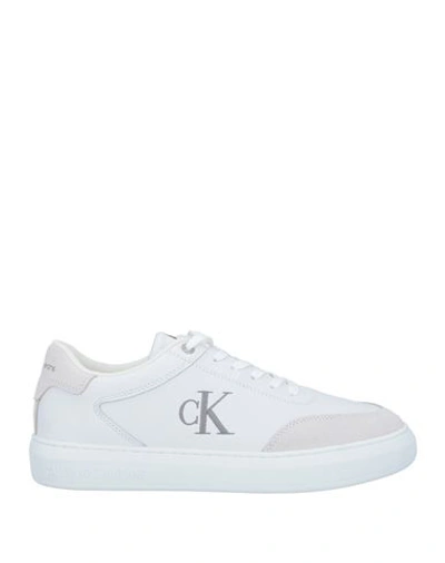 Calvin Klein Jeans Est.1978 Calvin Klein Jeans Man Sneakers White Size 13 Soft Leather