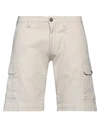 Michael Coal Man Shorts & Bermuda Shorts Ivory Size 35 Cotton, Elastane In White
