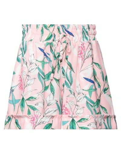 White Wise Woman Shorts & Bermuda Shorts Pink Size 6 Polyester