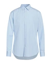 Dsquared2 Man Shirt Sky Blue Size 42 Cotton