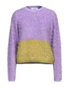 Kaos Woman Sweater Light Purple Size S Polyamide, Acrylic, Polyester, Wool, Viscose In Purple