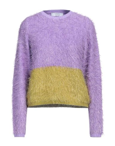 Kaos Woman Sweater Light Purple Size S Polyamide, Acrylic, Polyester, Wool, Viscose