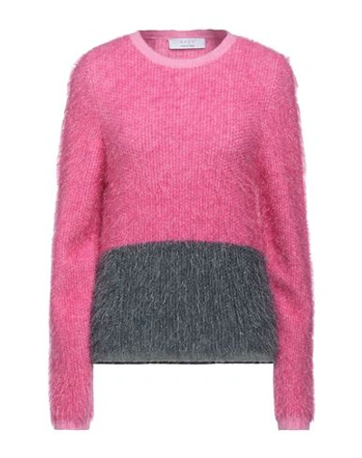 Kaos Woman Sweater Fuchsia Size M Polyamide, Acrylic, Polyester, Wool, Viscose In Pink