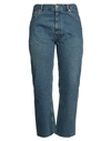 Mm6 Maison Margiela Woman Denim Pants Blue Size 8 Cotton In Blue