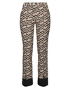 Double C Woman Pants Light Brown Size 10 Polyamide, Elastane In Beige