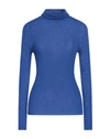 Dsquared2 Woman Turtleneck Bright Blue Size Xs Virgin Wool