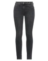 Liu •jo Woman Jeans Steel Grey Size 26 Cotton, Elastane In Grey
