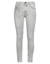 Jacob Cohёn Woman Jeans Off White Size 26 Cotton, Lyocell, Elastomultiester, Elastane In Grey