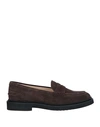 Tod's Woman Loafers Dark Brown Size 6.5 Soft Leather