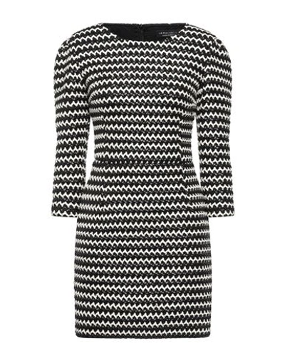 Le Piacentini Woman Short Dress Black Size 6 Polyester
