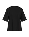 Alpha Studio Woman T-shirt Black Size 8 Viscose, Polyamide, Elastane