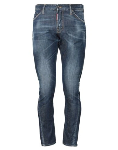 Dsquared2 Man Jeans Blue Size 30 Cotton, Elastane