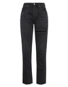 Agolde Woman Denim Pants Steel Grey Size 28 Organic Cotton, Elastane In Black