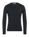 Alpha Studio Man Sweater Midnight Blue Size 42 Cotton, Acrylic In Grey