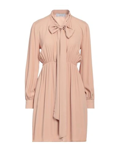 Kaos Woman Short Dress Blush Size 10 Rayon In Pink
