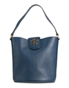 Roberto Cavalli Woman Handbag Slate Blue Size - Soft Leather