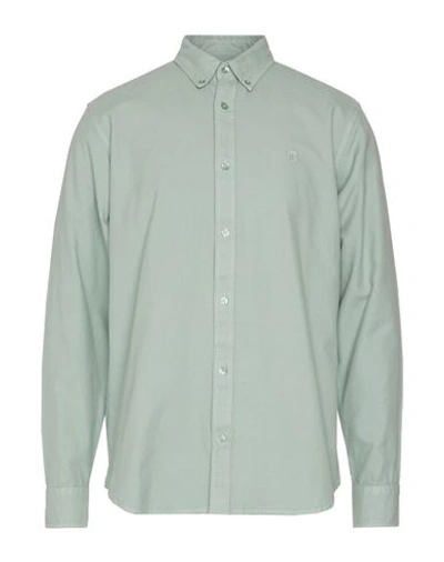 Carhartt Man Shirt Light Green Size L Cotton In Green