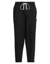 Why Not Brand Man Cropped Pants Black Size L Cotton, Elastane