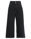 Pinko Woman Denim Pants Steel Grey Size 31 Cotton In Grey