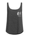 Massimo Sabbadin Woman Tank Top Lead Size M Cotton In Grey