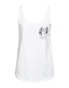 Massimo Sabbadin Woman Tank Top White Size M Cotton