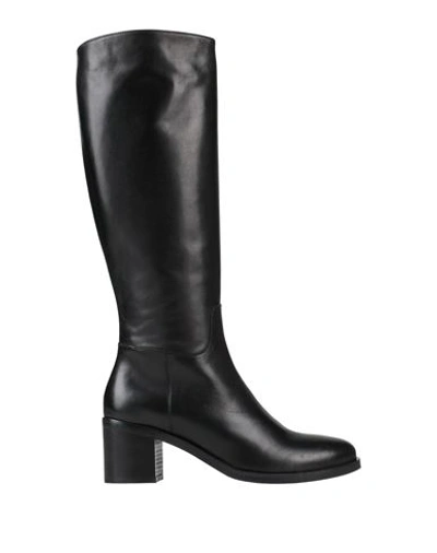 Baldinini Woman Knee Boots Black Size 5 Soft Leather