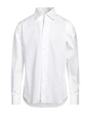 ALESSANDRO GHERARDI ALESSANDRO GHERARDI MAN SHIRT WHITE SIZE 17 ½ COTTON