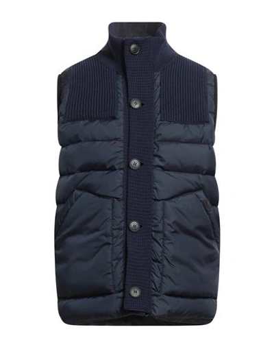 Bark Man Puffer Midnight Blue Size S Wool, Polyamide