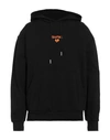 Self Made By Gianfranco Villegas Man Sweatshirt Black Size Xxl Cotton In Black
