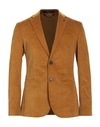 Messagerie Man Blazer Marigold Size 40 Cotton, Elastane In Yellow