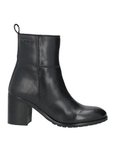 Gai Mattiolo Woman Ankle Boots Black Size 10 Soft Leather